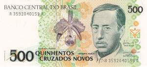 500 Cruzados Novos 1989